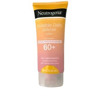 New Neutrogena Invisible Daily Defense Sunscreen Unisex 3.0oz Exp 2026 SPF 60+